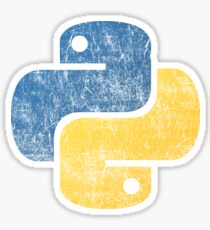 Vintage Python Sticker