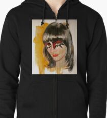 Mother Feather Zipped Hoodie