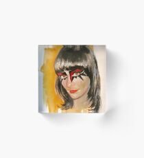 Mother Feather Acrylic Block