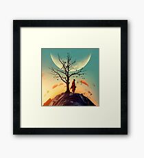Stellung nehmen Gerahmtes Wandbild
