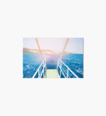 Travel concept, sea water Art Board