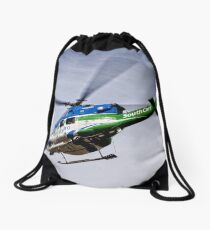 Helicopter (2) Drawstring Bag