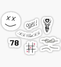 harry styles tattoos stickers redbubble harry styles tattoos stickers redbubble