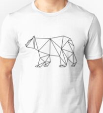 Geometric Polar Bear Unisex T-Shirt