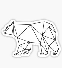 Geometric Polar Bear Sticker