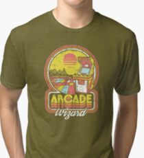 Arcade Wizard Tri-blend T-Shirt