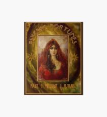 PSYCHIC FORTUNES: Vintage Fortune Telling Print Art Board