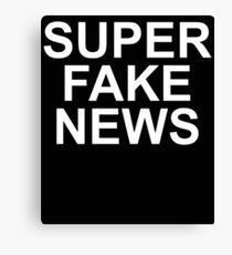 Super Fake News Canvas Print
