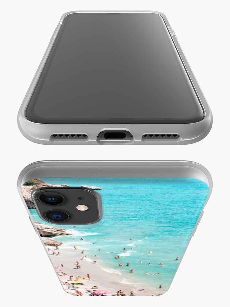 Alternate view of Coastal, Beach art, Blue Water, Sea, Ocean iPhone Case & Cover