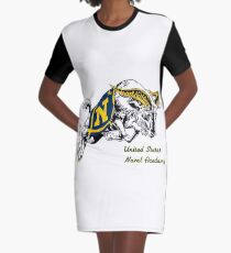 THE USNA Rampaging Goat! Graphic T-Shirt Dress