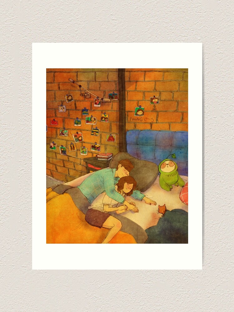 Alternate view of Daytime nap Art Print