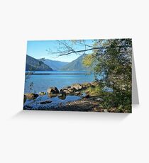 "Lake Crescent" Greeting Card
