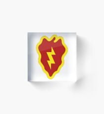 Logo of the 25th Infantry Division Acrylic Block