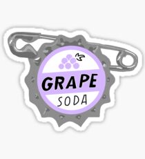 Pegatina Refresco de uva