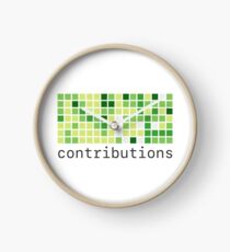 Github Contributions Clock
