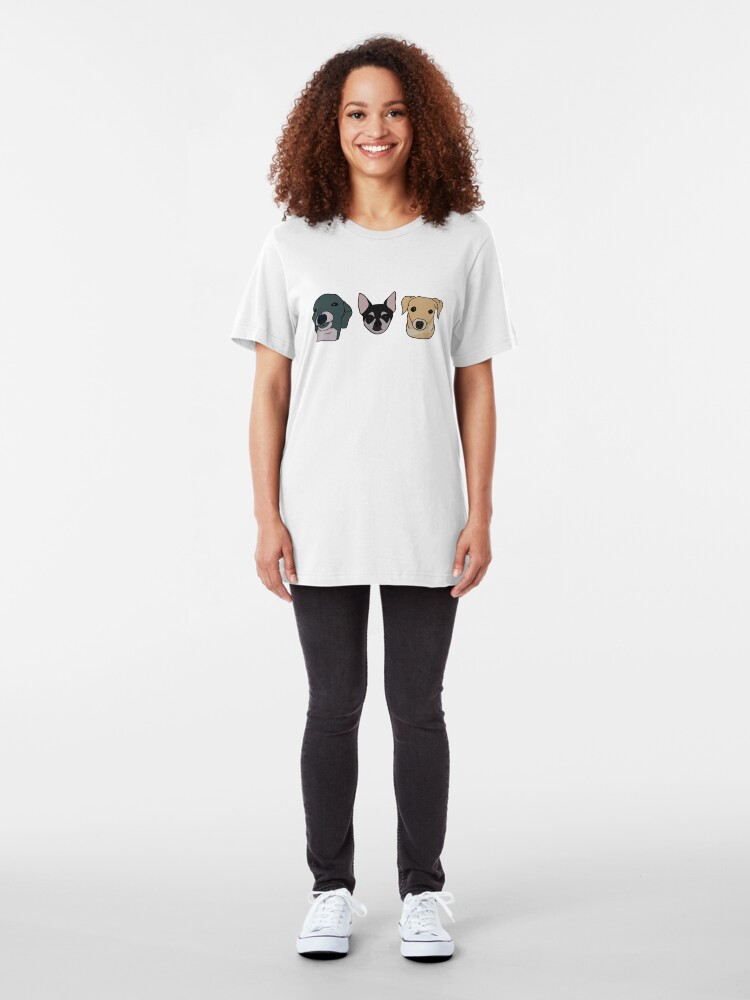 Alternative Ansicht von Jennas Hunde Slim Fit T-Shirt