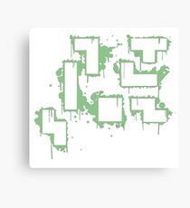 splatter tertis dmg Canvas Print