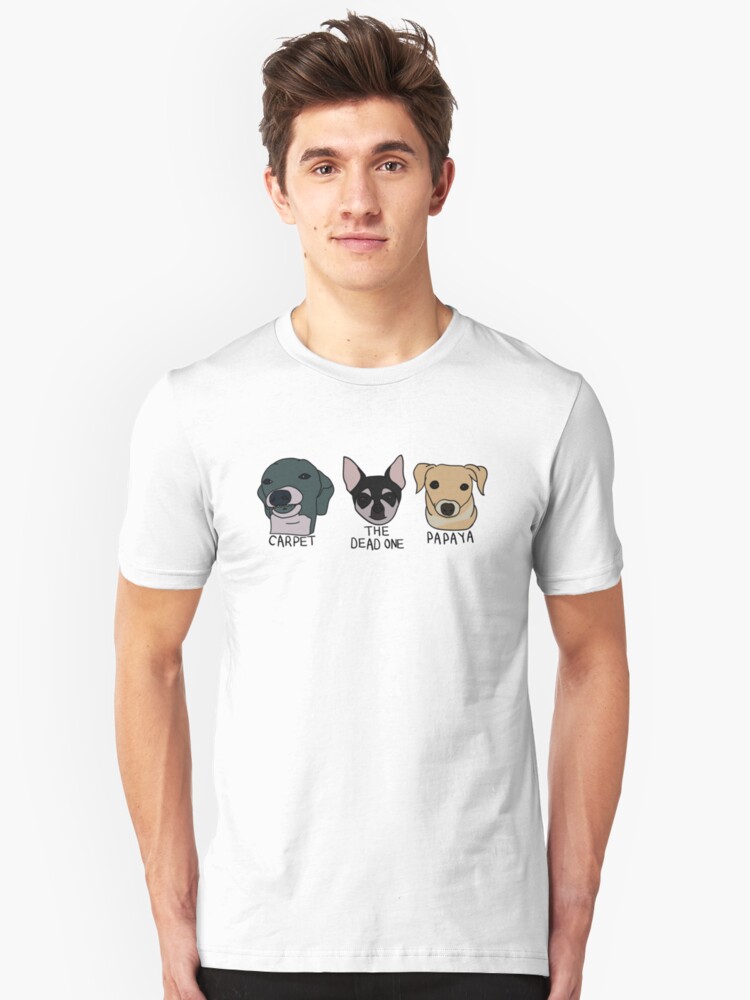 Alternative Ansicht von Teppich, Papaya und der Tote Slim Fit T-Shirt
