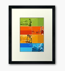 Something Like... series Seasons poster Framed Print