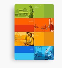 Something Like... series Seasons poster Canvas Print