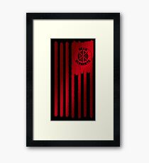 Dead kennedys flag Framed Art Print