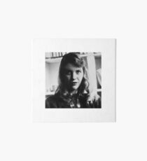 Sylvia Plath - Photo Art Board
