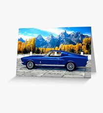 1967 Shelby Cobra Mustang GT 500 Greeting Card