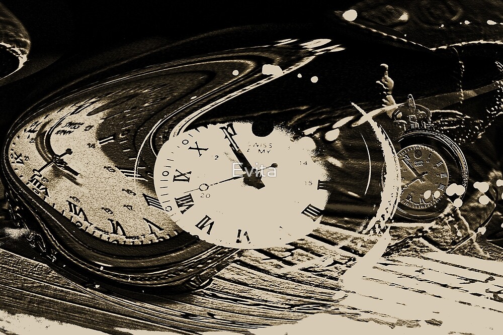 "Time Distortion" by Evita Redbubble