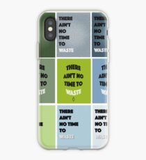 There Ain't No Time To Waste - ECO Friendly iPhone Case