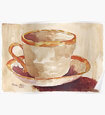 Be a coffee-drinking individual - Espresso yourself! Poster