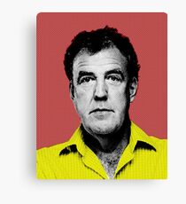 Top Gear Inspired Pop Art, Jeremy Clarkson Canvas Print