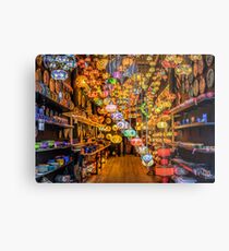Camden Markets Lanterns Metal Print