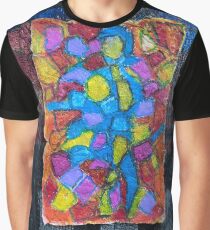 Stained glass cubism Graphic T-Shirt