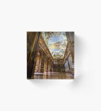 Strahov Monastery Library Acrylic Block