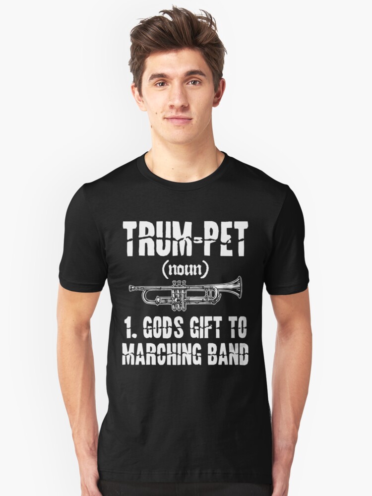 dog trumpet t shirt