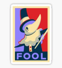 Excalibur FOOL Propaganda Sticker