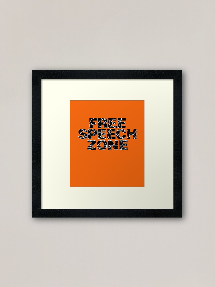 Alternative Ansicht von Freisprechzone Gerahmter Kunstdruck