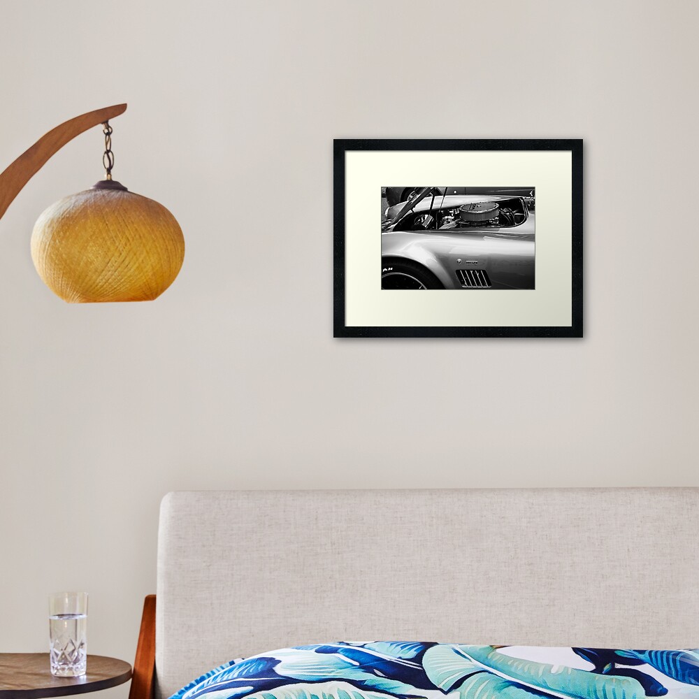 Classic AC Cobra Sports Car Framed Art Print