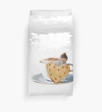 Cup of cappuccino Duvet Cover