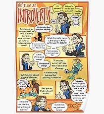 Hi! I am an Introvert! Poster
