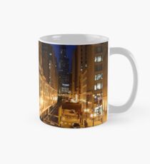 Taza clásica Tren elevado de Chicago
