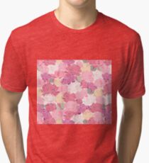 Blushing peonies Tri-blend T-Shirt