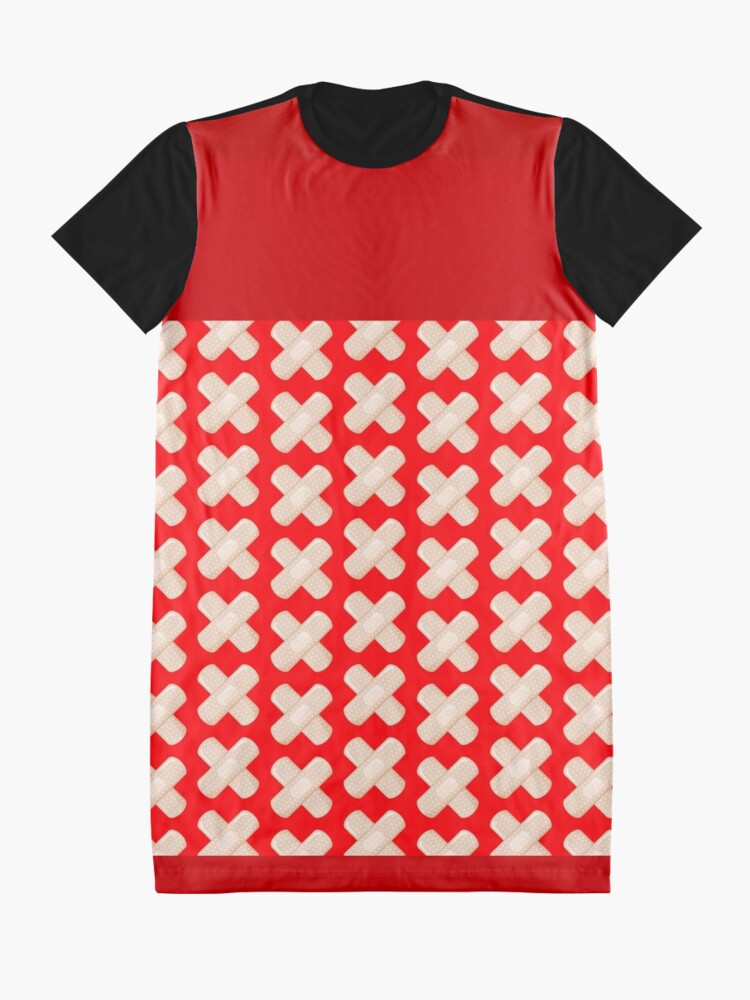 Alternate view of First Aid Plaster Graphic T-Shirt Dress