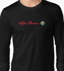 Alfa Romeo Word Long Sleeve T-Shirt