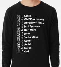 Beard measure chart Leichtes Sweatshirt