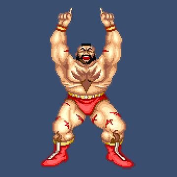 Zangief (SF6) Defeated Face Sticker – Vinyl Labz