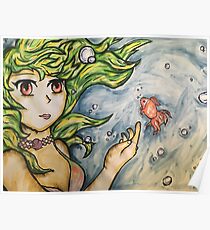 Anime mermaid Poster
