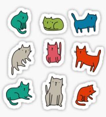Coole Katzen Sticker