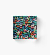 Coole Katzen Acrylblock