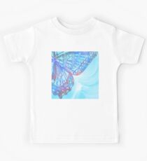 Colorful Abstract Butterfly Design Kids Tee